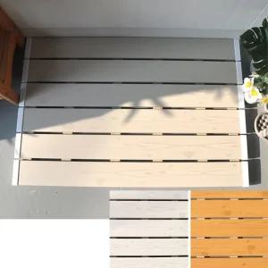 현관 욕실 베란다 대형 나무무늬 플라스틱 바닥 발판 깔판 화장실 발매트 발코니