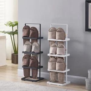 철제스탠드실내화꽂이 미끄럼방지 슬리퍼걸이 신발거치대 화장실욕실현관문 선반꽂이정리대