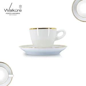 발퀴레 알타 카푸치노 커피잔 세트 white gold