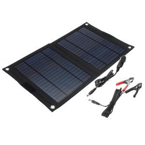 JKSVTF 태양광 패널 키트, 휴대용 충전기 20W 접이식 단결정 방수 발전기 가정용, 캠핑용, RV용