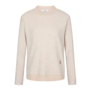 [레노마레이디]넥라인 니트 배색 티셔츠 R2F42JTS030_DJ