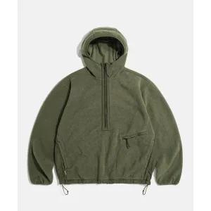 [정품] 에스피오나지 점퍼 패딩 야상 자켓 데일리 스트릿 Expl. Fleece Pullover Anorak Olive