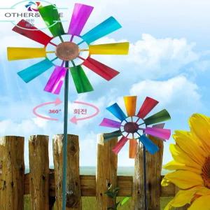 두더지퇴치바람개비 대형 정원인테리어 확인해주세 두더지퇴치 풍차 철제 바람개비 퇴치