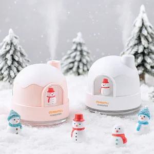 맥스틸 MH-H006 스노우하우스 저소음 유무선 가습기 탁상용 무드등 대용량 사무실 책상 소형 미니