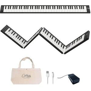 피아노 일렉트릭 키보드, 초보자를 위한 88키 휴대용 접이식 디지털 피아노, 민감한 키를 가진 여행용 미디 지원, 가방