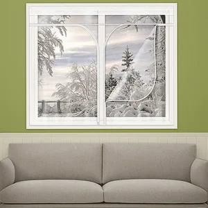 창문 단열 비닐 대형 지퍼형 투명 창문 방풍 비닐 겨울철 틈새막이 바람막이 문풍지