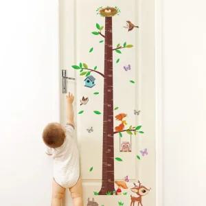 느낌상점 심플한 키재기 스티커 아기 고양이 과일