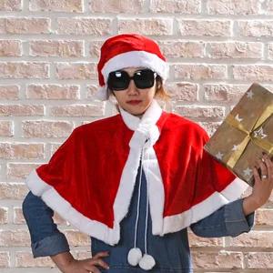 크리스마스 망토 모자 세트