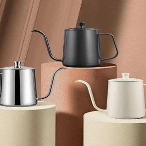 스텐 커피 드립포트 핸드드립 주전자 휴대용 소형 계량 커피머신