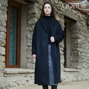 고비(GOBI) 캐시미어 100 벨티트 롱코트