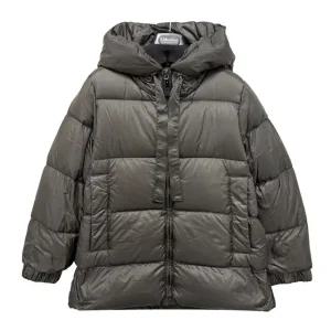 [명품] 25FW  더큐브 SEIA 세이아 발수 구스 다운 패딩 자켓 다크 그레이 252..