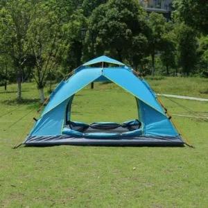 [셀러에이드]2-3인용 조이캠핑 오토 원터치텐트(블루)
