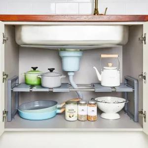 싱크대 수납 하부 정리 싱크인 선반 (대,중,소)