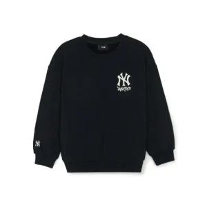 MLB키즈긴팔티 GQC 7AMTB0846-50BKS 스트릿 기모 맨투맨 뉴욕양키스