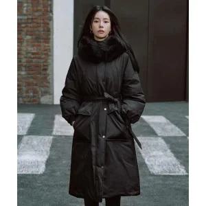 {매장정품}더엣지 THEATG 25FW 폭스퍼 헝가리구스 롱다운 코트2069751540257435