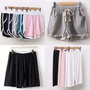 여름 옷 빅사이즈여성의류 반바지 쿨팬츠 아이스 속바지 중년 엄마 미시 오버핏 큰옷