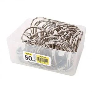 [셀러에이드]사진 보관 정리 고리 카드 링 걸이 철사 링 50개