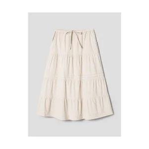 에잇세컨즈 코듀로이 캉캉 롱 스커트 아이보리 394793