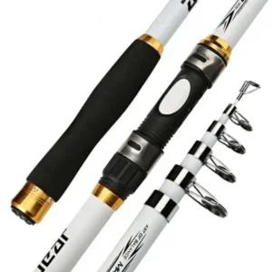 [골드스마일]입문용 휴대용 민물 원투 루어 초보 낚싯대 화이트