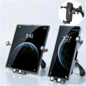 해브유 차량용 갤럭시 폴드 FOLD 플립 Flip 송풍구 핸드폰 차량용 갤럭시 송풍구 거치대 자동차 블랙 1개