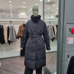 시슬리 양털 카라 구스 코트형 패딩 SAPDF1561 블랙 1088639