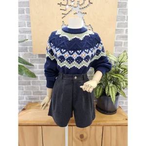 [레코브](타임스퀘어점패션관)노르딕 패턴 니트 풀오버 (LK31EZKN621X)