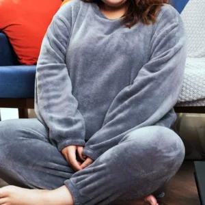 빅사이즈 겨울 수면바지 2 5XL 남녀공용 대형 잠옷 포켓주머니 기모 홈웨어 팬츠