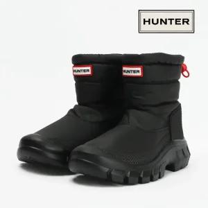 헌터 방한화 인트레피드 인슐레이티드 쇼트 스노우 부츠 블랙 WFS2108WWU-BLK