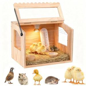 조게피요 병아리 브로더 박스, 병아리용 작은 5-8마리의 토종 소나무, 메추라기 케이지, 오리, 병아리, 메추라기, 햄스터 및 도마뱀에게 이상적, 15.75피트 x 11.8피트 높이