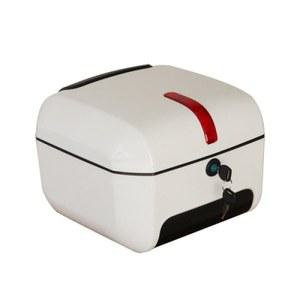 오토바이 탑박스 헬멧통 수납함 보조가방 바구니 등받이 25L 자전거 블랙 배달통