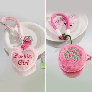 해피걸 바비 손목스트랩 폰태그 홀더 키링 스트랩 쿠션 파우치 휴대폰 줄