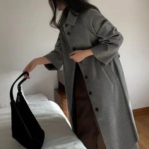 [코코블랑] 어게인 발마칸 롱 코트