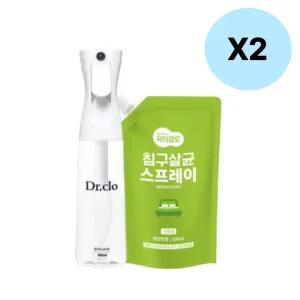 닥터클로 침구 살균 스프레이용기 리필 300ml 2세트 BNS