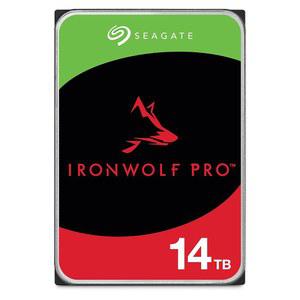 Seagate IronWolf Pro, 14TB, 엔터프라이즈 NAS 내장 HDD - CMR 3.5인치, SATA 6Gb/s, 7,200RPM, 256MB RAID 네트워크 연결 스토리지용 캐시(ST14000NT001)