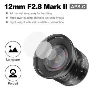 7장인 MF 12mm F2.8 마크 II APS-C 프레임 초광각 프라임 카메라 렌즈 캐논 호환호환 RF 후지필름 X M4/3