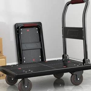 접이식 구르마 저소음 브레이크 가정용 대형 운반 카트 다용도 이사용 손수레 이동식 쇼핑