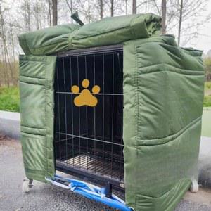 애견 개집 보온 덮개 시골 추위차단 XXL 길고양이 실외견 원목 난방 80x54x70