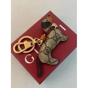 구찌 강아지 키링 키홀더 열쇠고리 노벨티 참 핸드메이드 개 키체인 이탈리아제