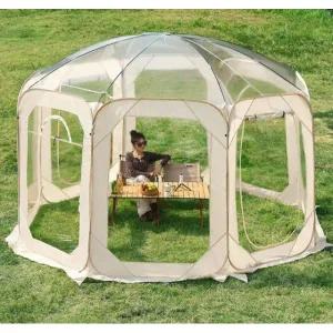 텐트 원터치 야외 동계 방수 두꺼운 텐드 대형 캠핑장 몽골 별하늘 3.6m 5-8인용