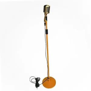 노래방 스탠드마이크 소품 레트로 플로어 무대공연