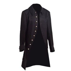 블레스썸 스팀펑크 빅토리안 프록 코트 콜로니얼 남성 재킷