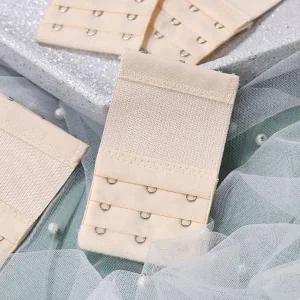 [룽스]브라 연결끈 연장 후크 연베이지 3버튼