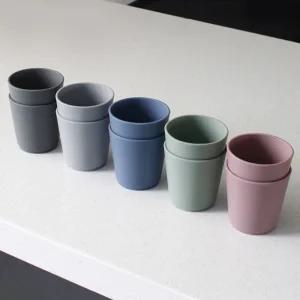 실리콘컵 2개 깨지지않는 실리콘 물컵 가벼운 주스컵 가벼운컵 깨지지않는물컵 양치컵 실리콘양치컵