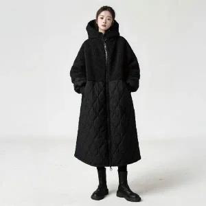 [NS홈쇼핑](삽)무드 투웨이 후드 롱패딩(색상선택)[35595648]