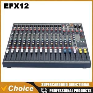 EFX12 12 프로페셔널 12채널 오디오 믹서 사운드 믹싱 콘솔 인터페이스 스테이지용 24비트 렉시콘 이펙트