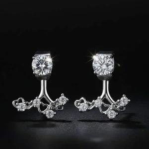 [골드스마일]분다 바람이 S925 그겨울 송혜교이어링 실버 주인공 지르코니아 큐빅