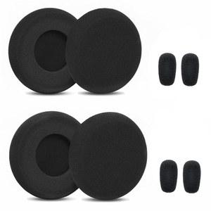 [미국배송] 블루패럿 C400-XT 이어패드 쿠션 키트 모노 블루투스 무선 헤드셋 교체 액세서리 마이크 폼 고밀도 블랙 지원