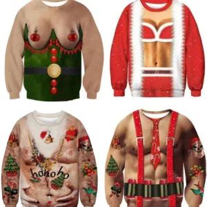 크리스마스 스웨터 웃긴 코스튬 티셔츠 옷 졸업사진 코스프레 인싸템 킹받는 쓸때없는 선물
