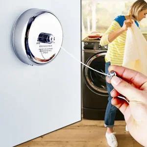 스테인리스 빨래 건조대 호텔식 여행용 다용도실 욕실 빨래 건조대 캠핑용 실내 이동식 와이어 베란다