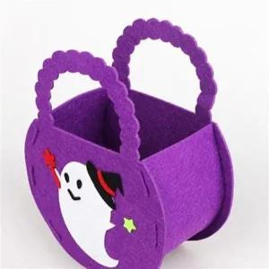 할로윈장식 부직포 유령 호박 바구니 할로윈 사탕 소품 장식